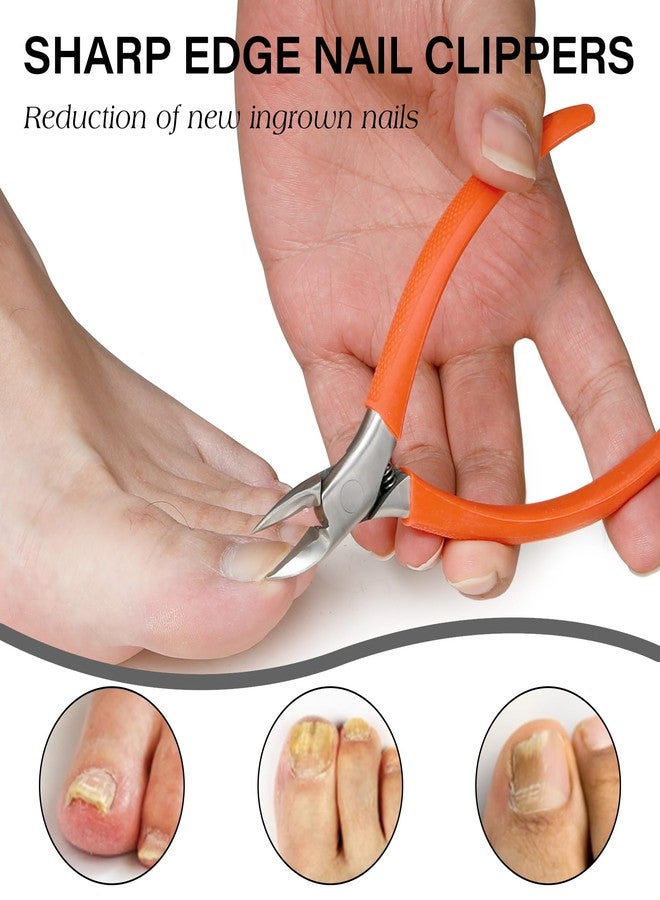 Cut it Professional Ingrown Toenail Nipper - Wide Jaw Toenail Clipper for Thick Ingrown Toenails - Heavy Duty 3CR13 Stainless Steel Ingrown Toe Nail Tool for Seniors - Image 2